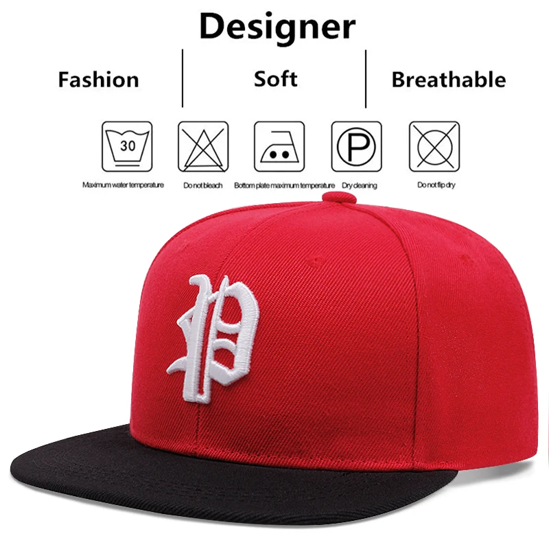 Fashion Gothic IP Embroidered Cap Men Women Adjustable Hip Hop Baseball Cap For Unisex Adult Outdoor Sun Hat Snapback Hats 