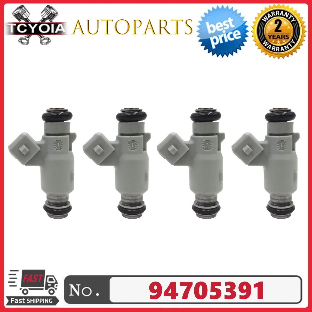 

4 шт./лот топливные форсунки 94705391 FJ10739 для Chevrolet AFRICA Celta 2001-2016 Corsa Prisma