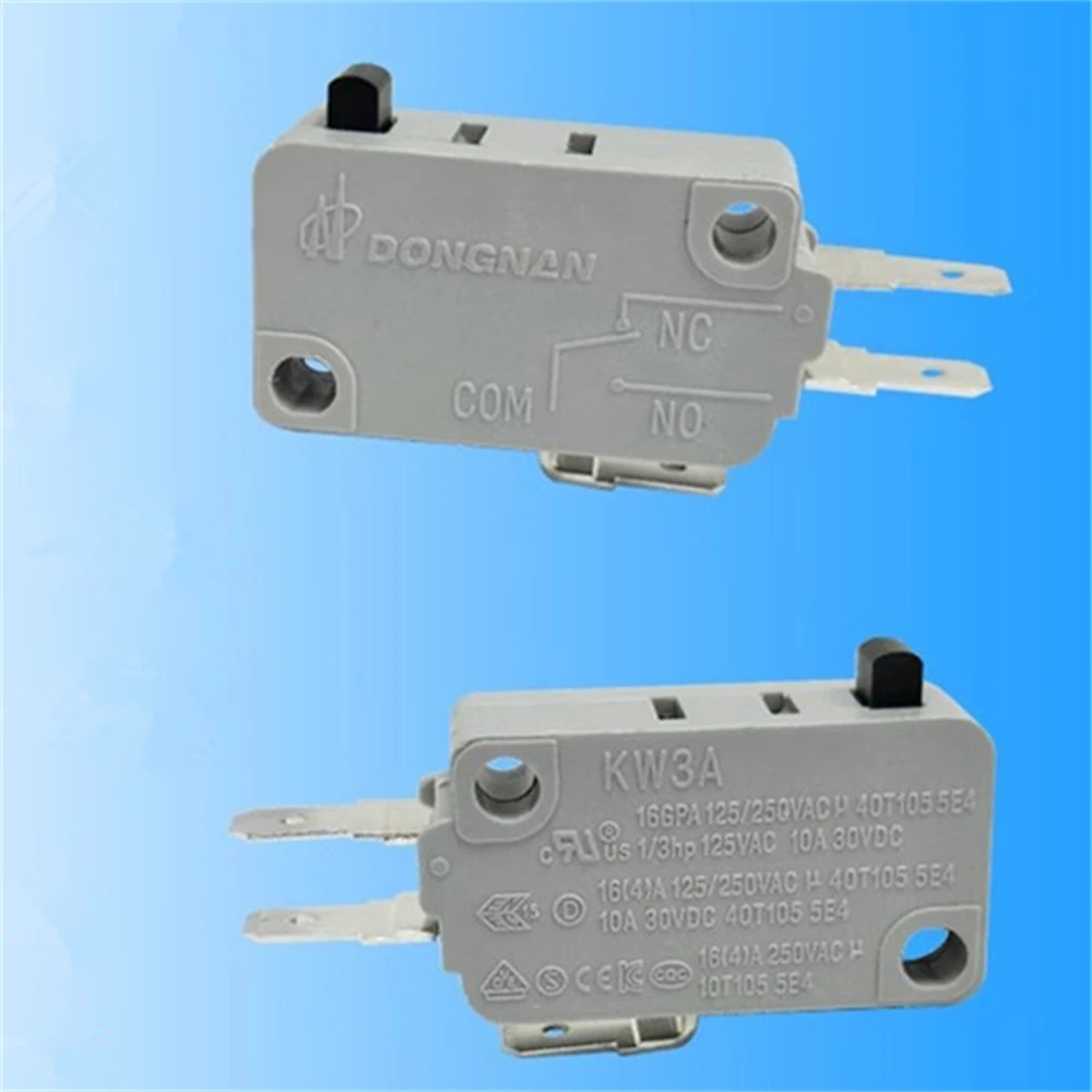 2PC Southeast micro switch KW3A gray small travel limit switch foot switch without silver contacts