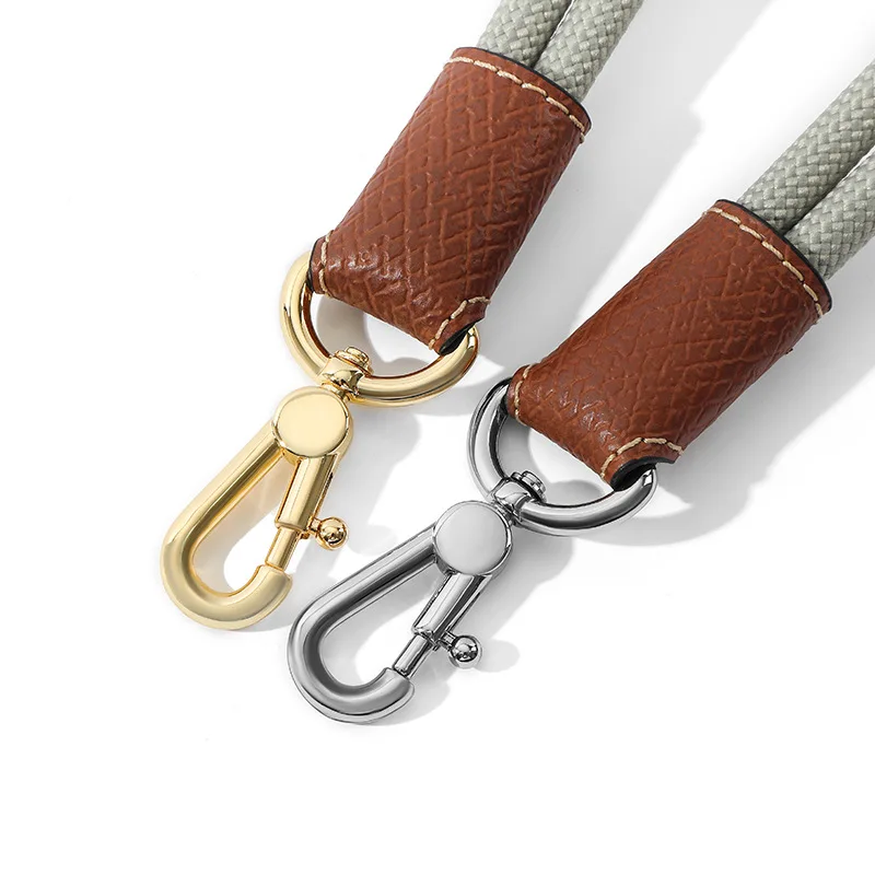 Fashion Hand-Knitted Shoulder Strap For Longcharm Bag Replacment Strap Accessories For Longcham Bag 2 Sizes Silvery Buckle