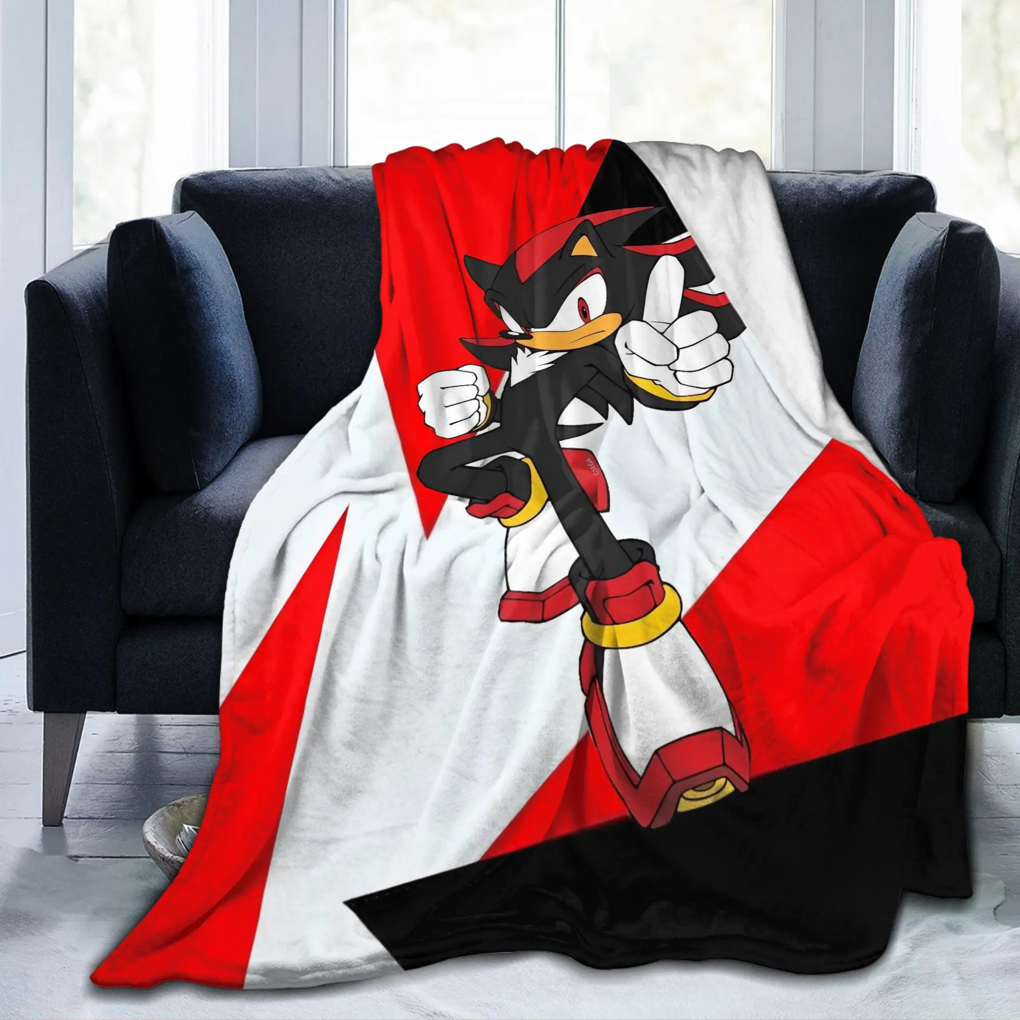 S-Sonics The H-Hedgehogs Blankets Flannel Textile Decor Multifunction Warm Throw Blankets for Sofa Couch Rug Piece