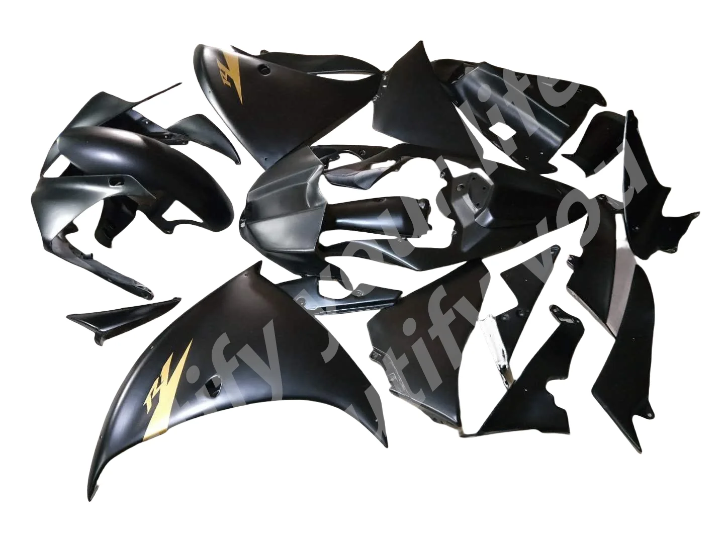 Rebuilding Fairing Kit for Yamaha YZF R1 09-14 black white Motorcycle Plastic Fairngs R1 2009 2010 2011 2012 2013 2014