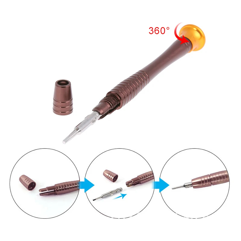 25 in 1 Set di cacciaviti di precisione Kit di strumenti di riparazione per telefono portatile strumento manuale per PC