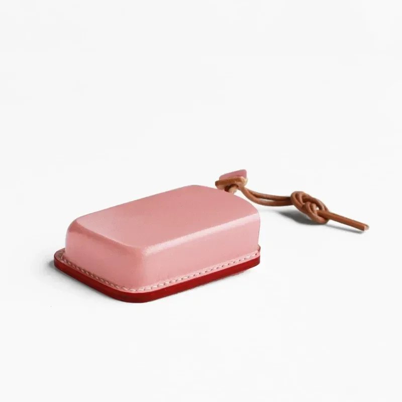 for Volvo XC90 XC60 S60 S90 Handmade 3D Leather Key Cover Bag Buckle Minimalist Advanced Sense