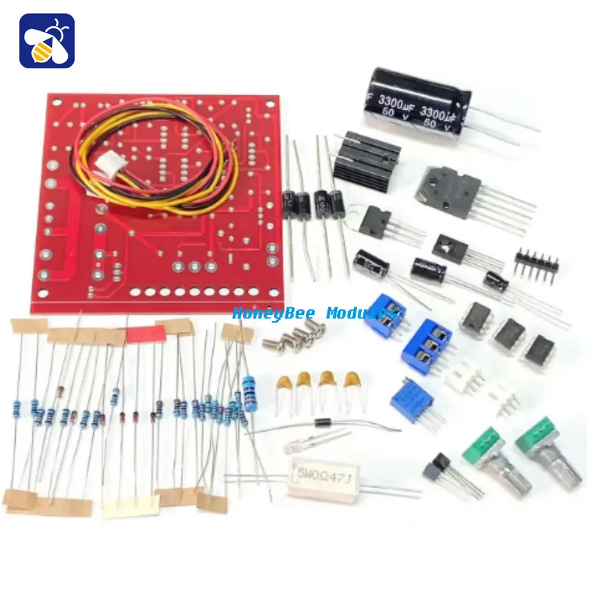 0-30V 2mA-3A adjustable DC regulated power supply Laboratory power supply Short circuit current limit protection DIY kit