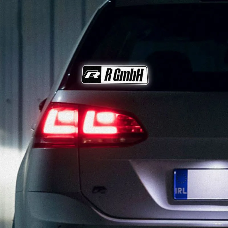 Car Stickers Reflective Scratch Blocking Decal For Volkswagen VW R-line GTI R Polo Golf Touareg Passat Magotan Tiguan  Beetle