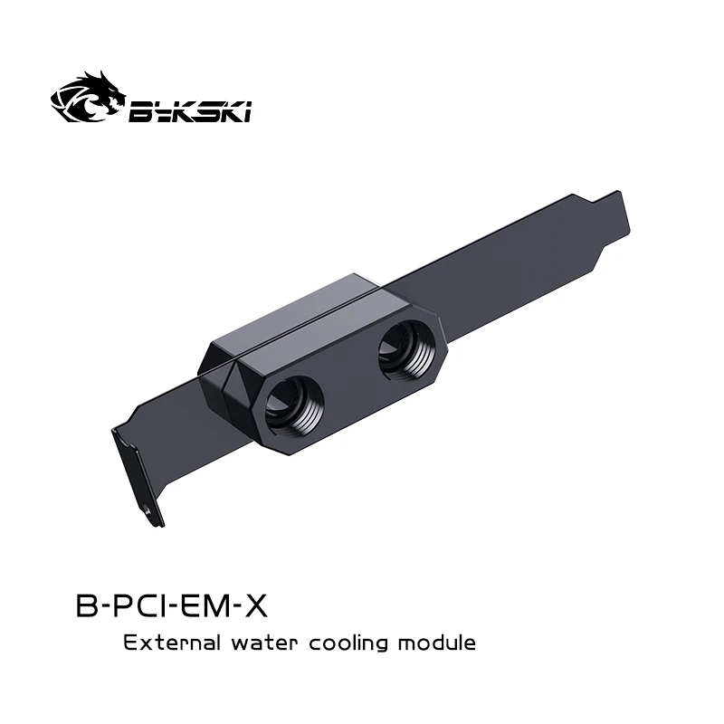 Bykski B-PCI-EM-X Computer Case PCI Baffle Position Cross Board Module External Split Water Cooling Loop Build G1/4