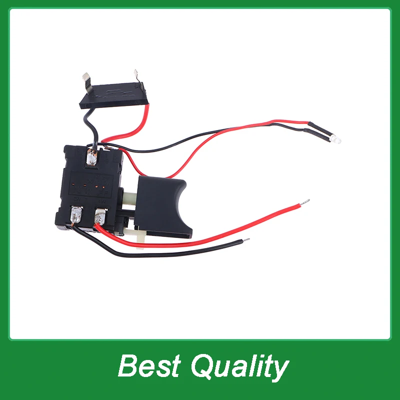 Drill Switch Electric Drill Dustproof Speed Control Push Button Trigger Switch DC Cordless