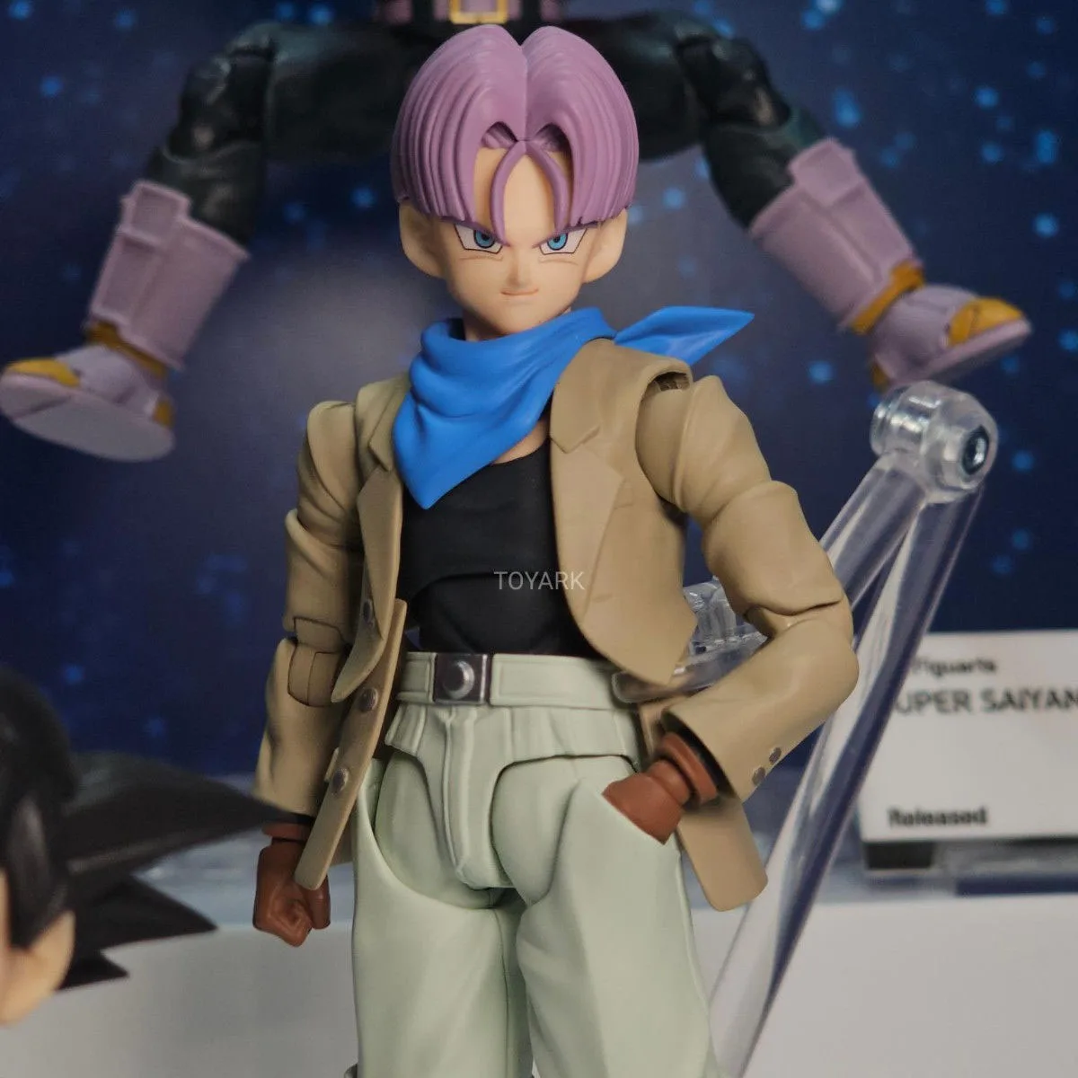 100% oryginał w magazynie Bandai Spirits S.H.Figuarts Dragon Ball GT Trunks Anime rysunek kolekcja figurek seria modeli zabawek