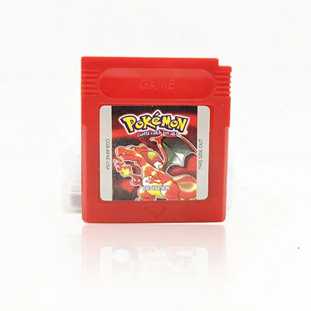 Pokemon GBC 16-bit Game Video Game Cartridge Console Card Pokemon Red Blue Crystal Golden Green Silver Yellow