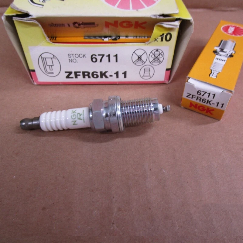 

4/6Pcs ZFR6K-11 Spark Plug NGK 6711 for Honda Accord City Civic Jazz Stepwgn CR-V FR-V HR-V Stream 2005 2004 2003 2002 2001 2000