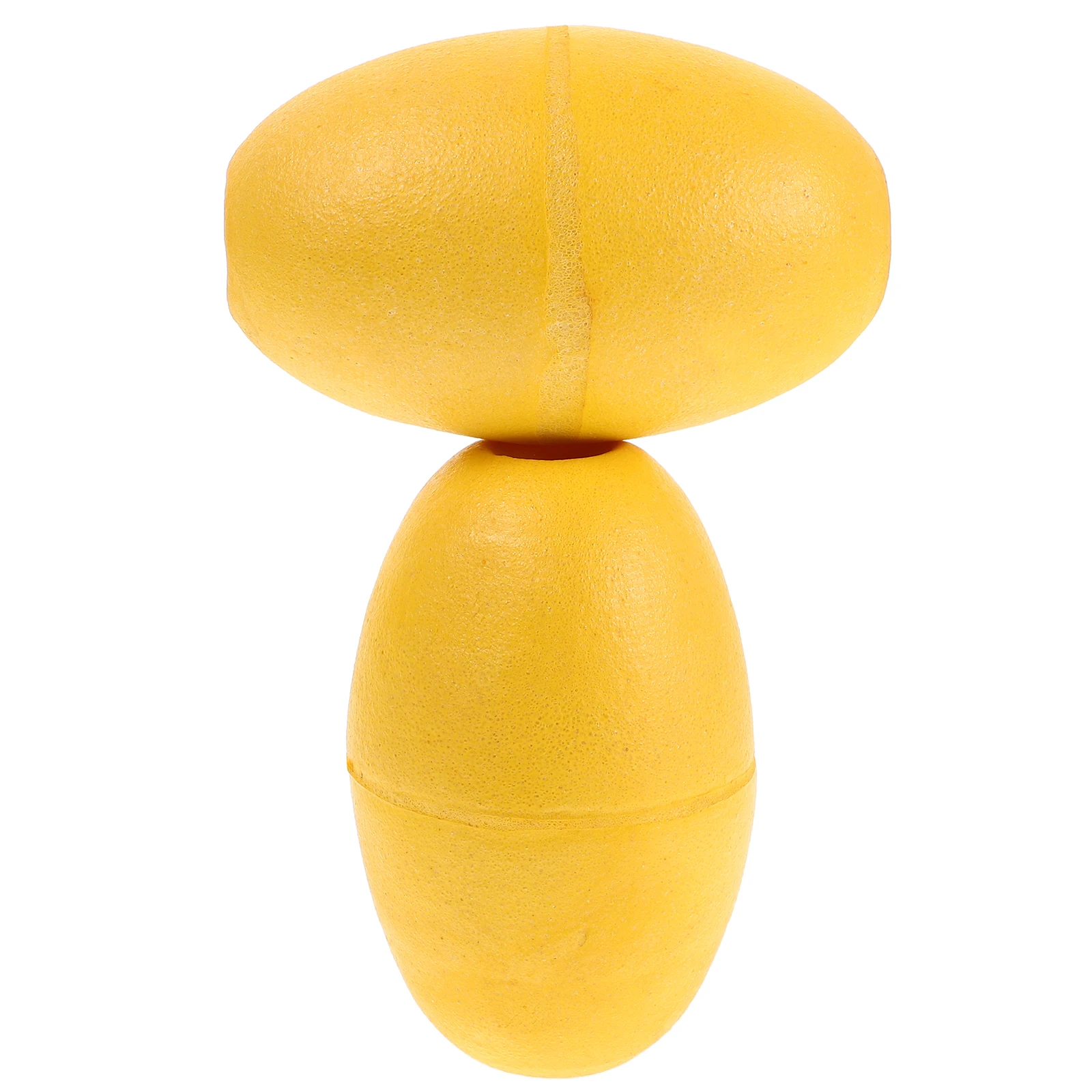 

2 Pcs Kayak Bungee Line PVC Floating Marker Buoy Yellow Boat Fishing Rope Floats Marine Oval Water Stable Multifunctional