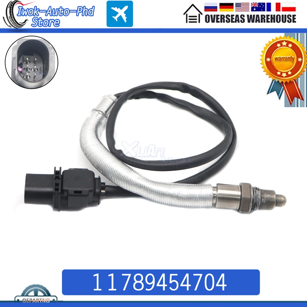 Car Rear Upstream Air Fuel Ratio Lambda O2 Oxygen Sensor 11789454704 For BMW M2 M3 M4 3.0L L6 2023-2024 11-78-9-454-704