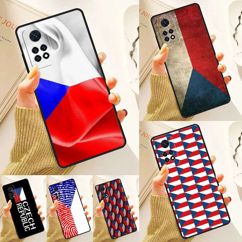 Czech Republic Flag Case For Samsung Galaxy S24 Plus S23 S20 S21FE Lite S22 Ultra Note 20 S8 S9 S10 Phone Coque