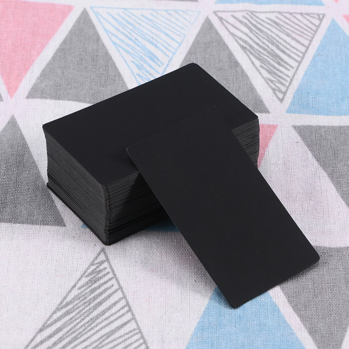 Cute Index Scrapbook Kraft Blank Note Black Message Mini Notepads Double Sided Writeable Party Wedding Favour Tags Gift Tags