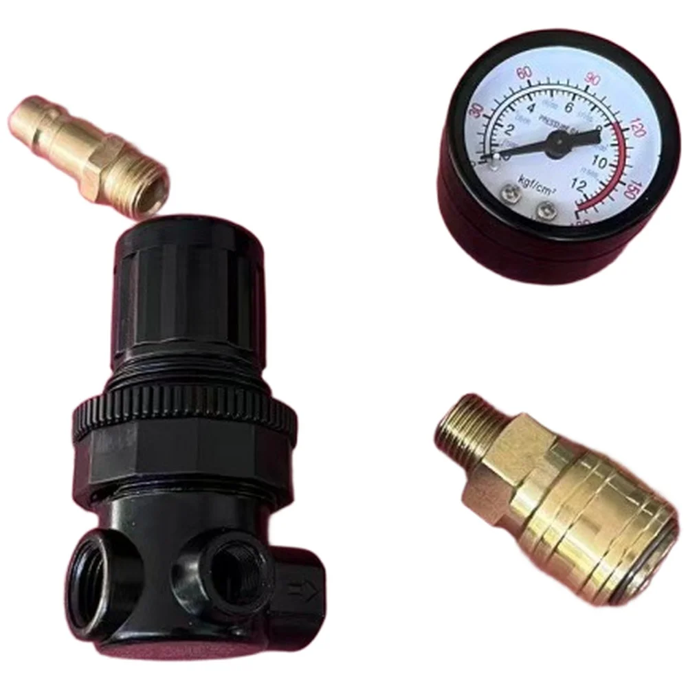 Precision For Air Pressure Regulator with 0-180 PSI Gauge for Controlling Inlet Pressure to Spray and Pneumatic Devices