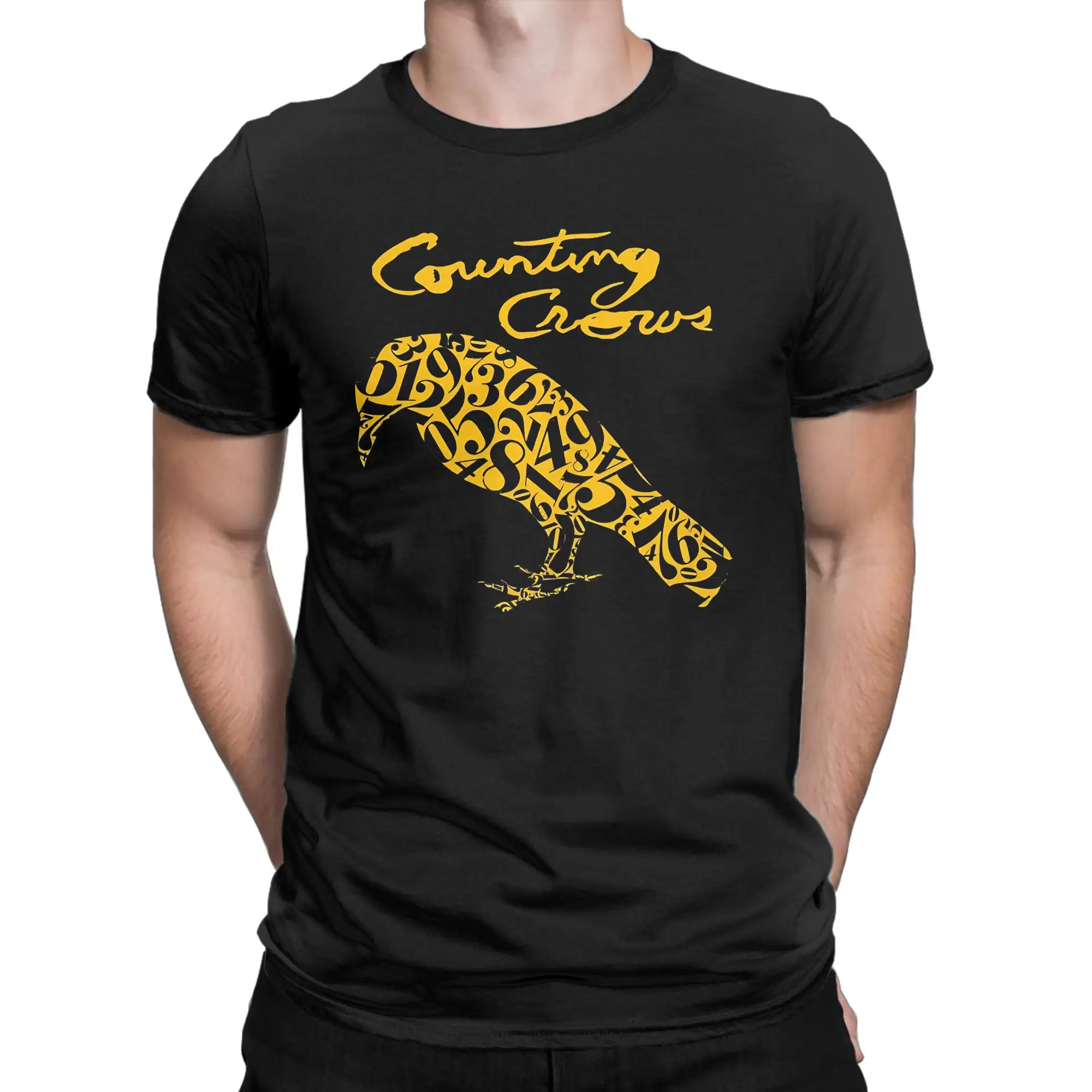 Copy of Graphic Funny 100% Cotton T-Shirt C-Counting Crows Tops Tees For Men