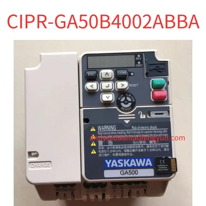 

Second-hand Frequency converter CIPR-GA50B4002ABBA 0.75/0.4 kW, 380 V test OK