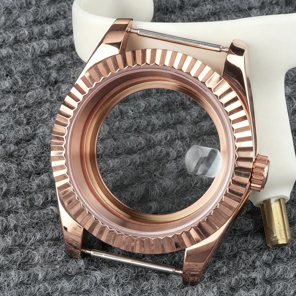 36mm 39mm Fluted bezel NH35 Case High Quality 316L Stainless Steel For NH35 NH36 Movement 28.5mm Dial NH35 Watch Accessories