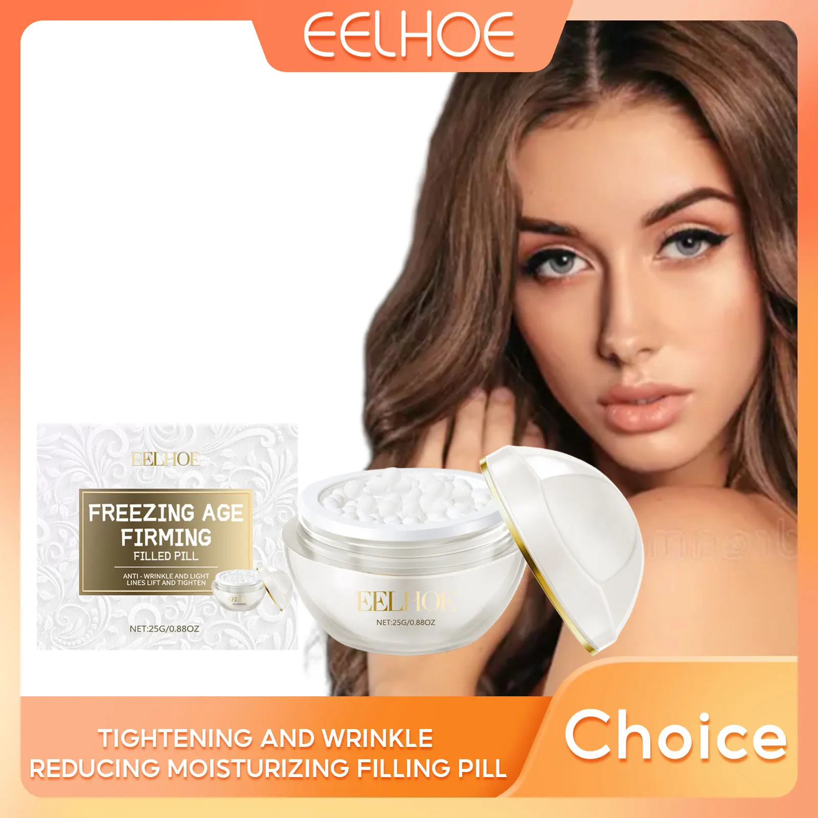 

EELHOE Lifting Face Tightening Cream Moisturizing Facial Hydration Smooth Skin Barrier Repair Brightening Face Cream Moisturizer