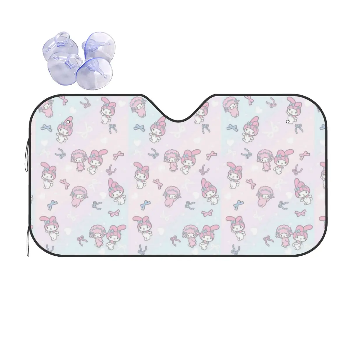 

Custom Melody Windshield Sunshade Folding Blocks UV Rays Sun Visor Protector