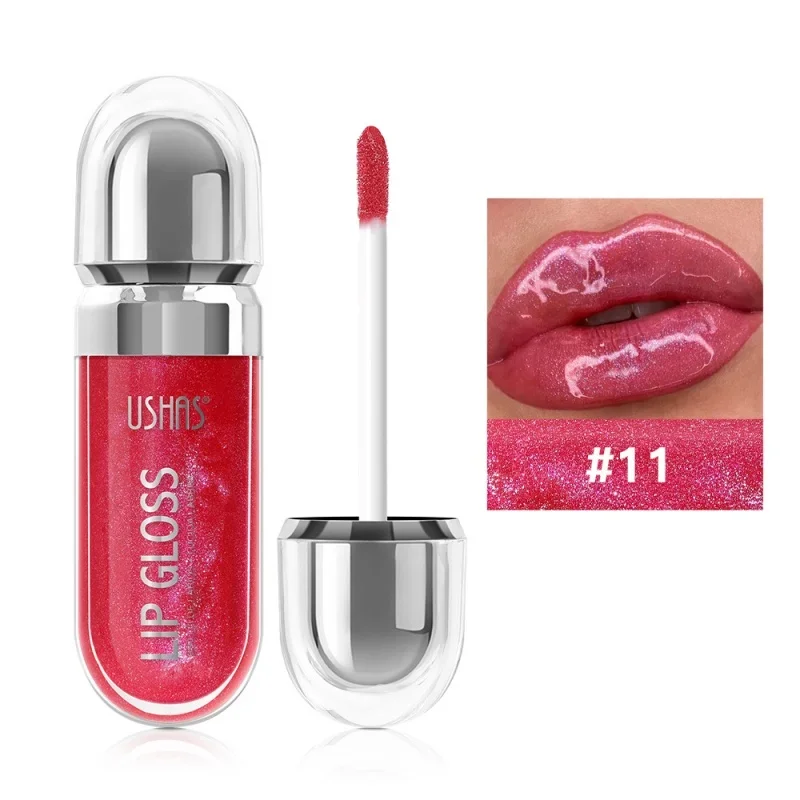 Sweet Sparkling Lip Glaze Mirror Lip Shine ลิปกลอสโปร่งใสลิปกลอส Water Gloss Moisturizing Lip Glaze เครื่องสําอาง