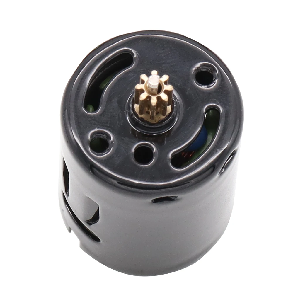 Metal Bellows with Steel Teeth 370 High Speed Motor for WPL D12 D42 1/10 RC Car Upgrades Parts