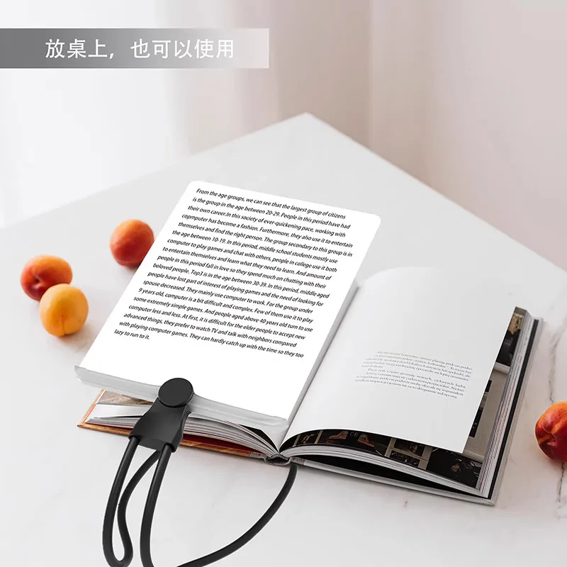 Large screen ultra-thin magnifying glass HD neck mounted handheld desktop multifunctional amplifier ultra clear reading