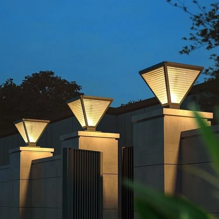 Wall fence light Villa gate pillar light Outdoor garden  Outdoor waterproof pillar light