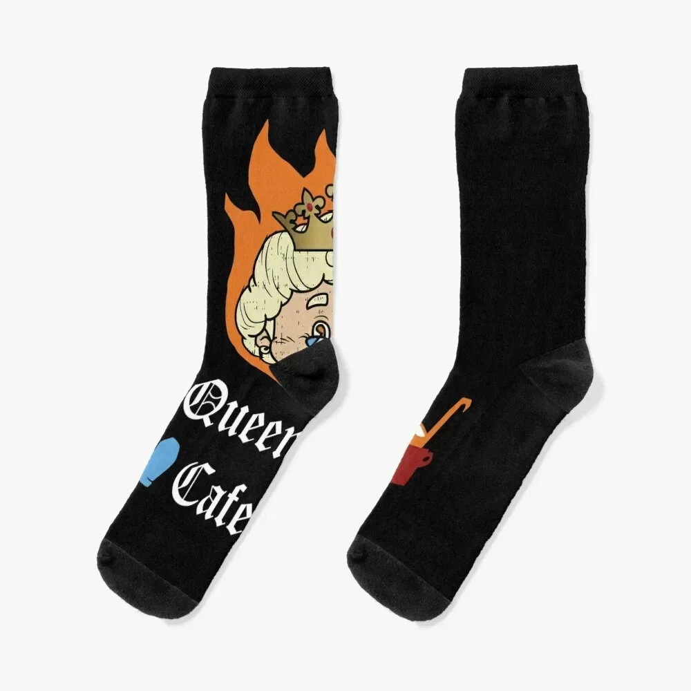 

Queen of the Cafeteria School Cafeteria and Lunch Lady Socks snow Running Men's Socks Women's