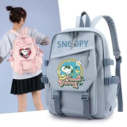 Snoopy Women School Bag Backpack Boys Girls Bookbag Bag Student Teenager Children Knapsack Schoolbag Rucksack Birthday Gift