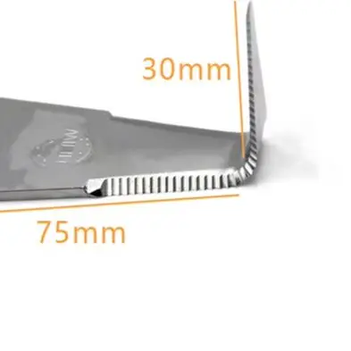 

Air Oscillating Scraper 75mm Straight Serrated Edge For Glass Silicone Sealant Cutting Removal Pneumatic Tool Accessories