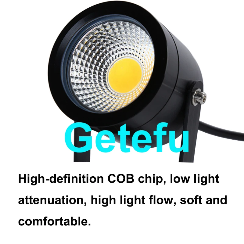 COB LED Rasenlampe 7W 9W 12W Außenbeleuchtung Landschafts-Spike-Spotlight für Baum Wege Garten Beleuchtung Dekoration Außenflutlichter – Detail 10
