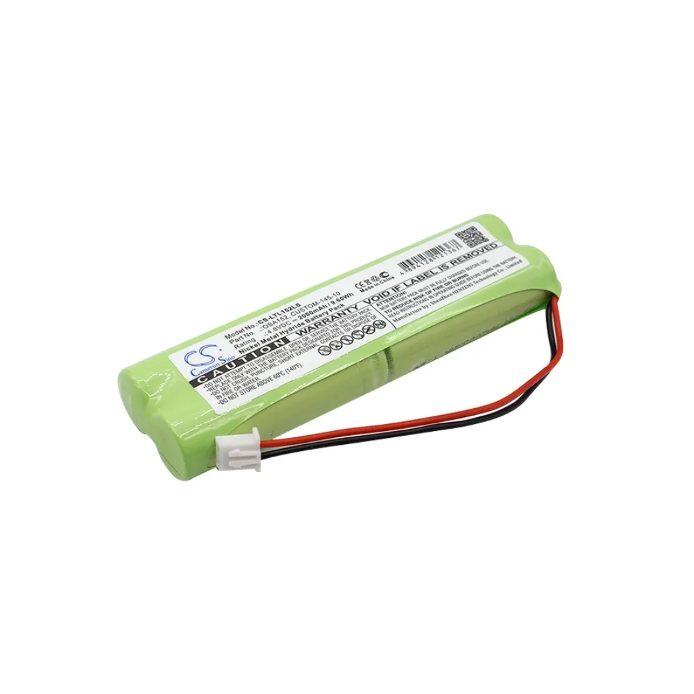 

Ni-MH Emergency Lighting Battery CUSTOM-145-10 OSA152 For Daybright D-AA650BX4 D-AA650BX4 LONG Exit Signs 4.80V 2000mAh
