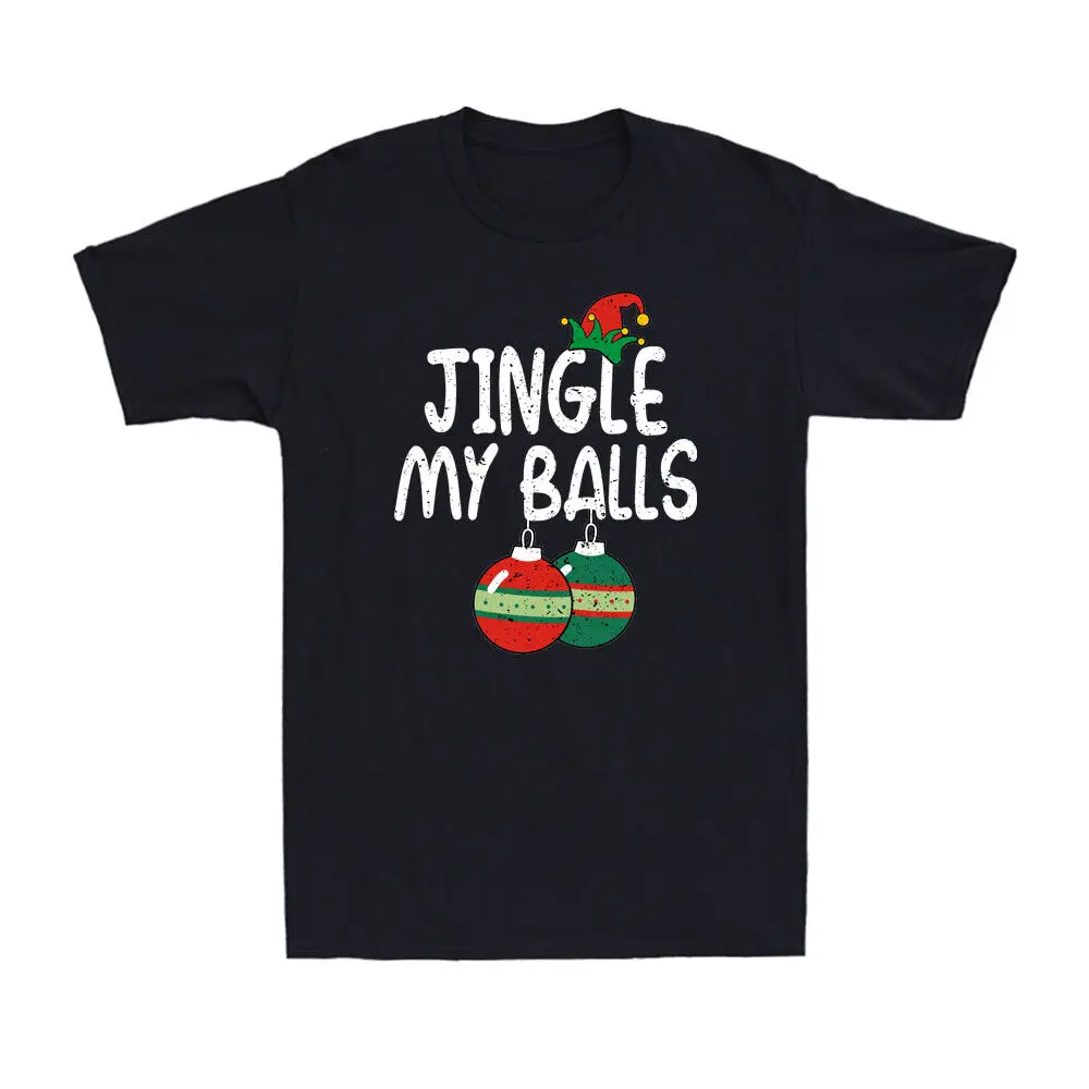 Jingle My Balls And Tinsel Tits Christmas Couple Matching Vintage Men's T-Shirt