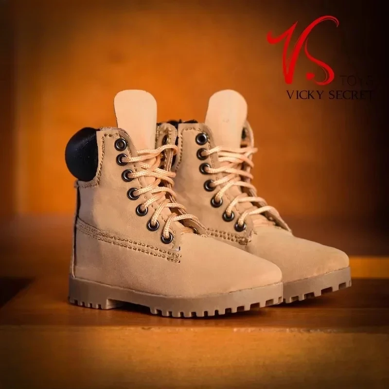 1/6 Scale Soldier Hollow Combat Boots Hiking Boots High Tops OB Cloth Shoes Model for 12