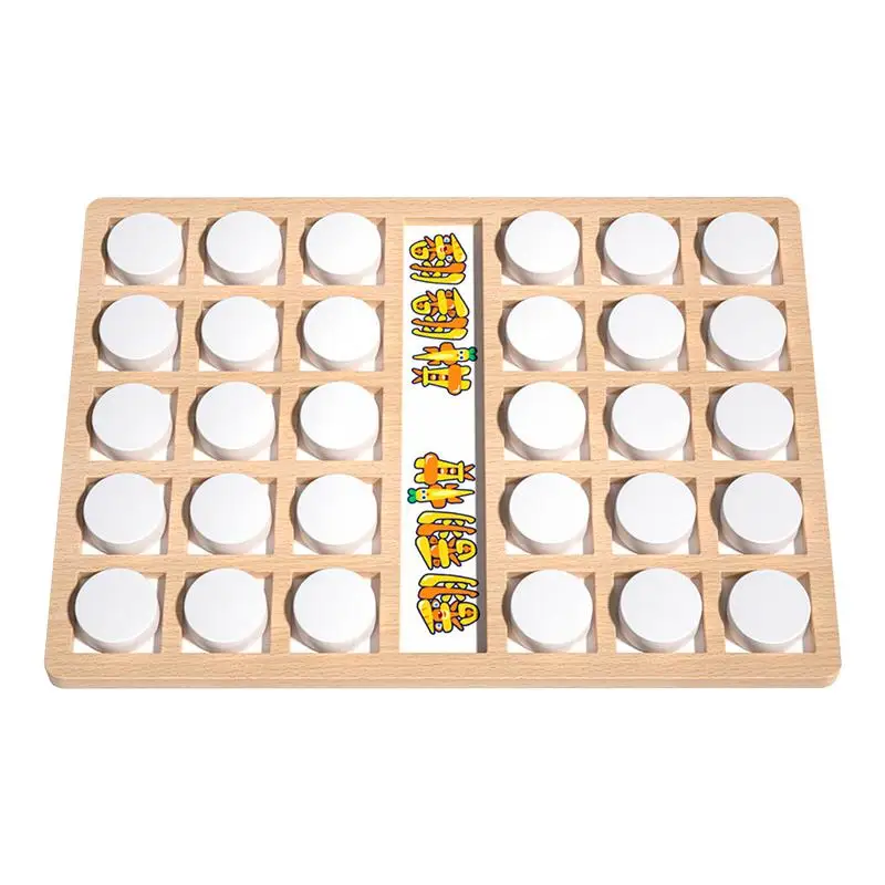 

Chess Memory Game Matching Game Flipping Chess Matching Wooden Educational Toy Puzzle Strategy Gathering Activity For Children