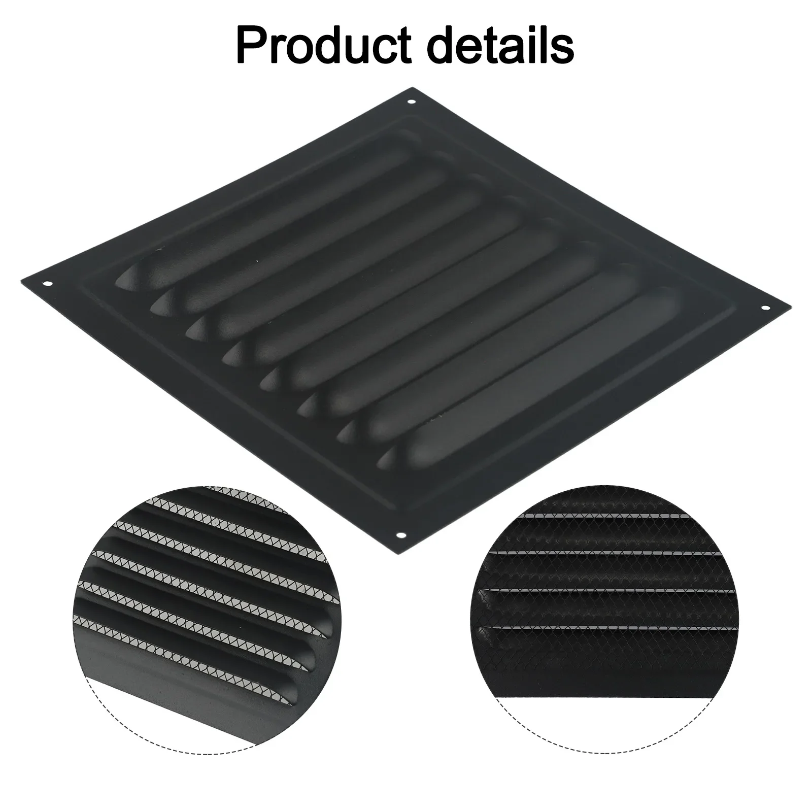 Sturdy 20 x 20 cm Ventilation Grille Stainless Steel Construction for HVAC Systems for Ceiling and Side Wall Applications