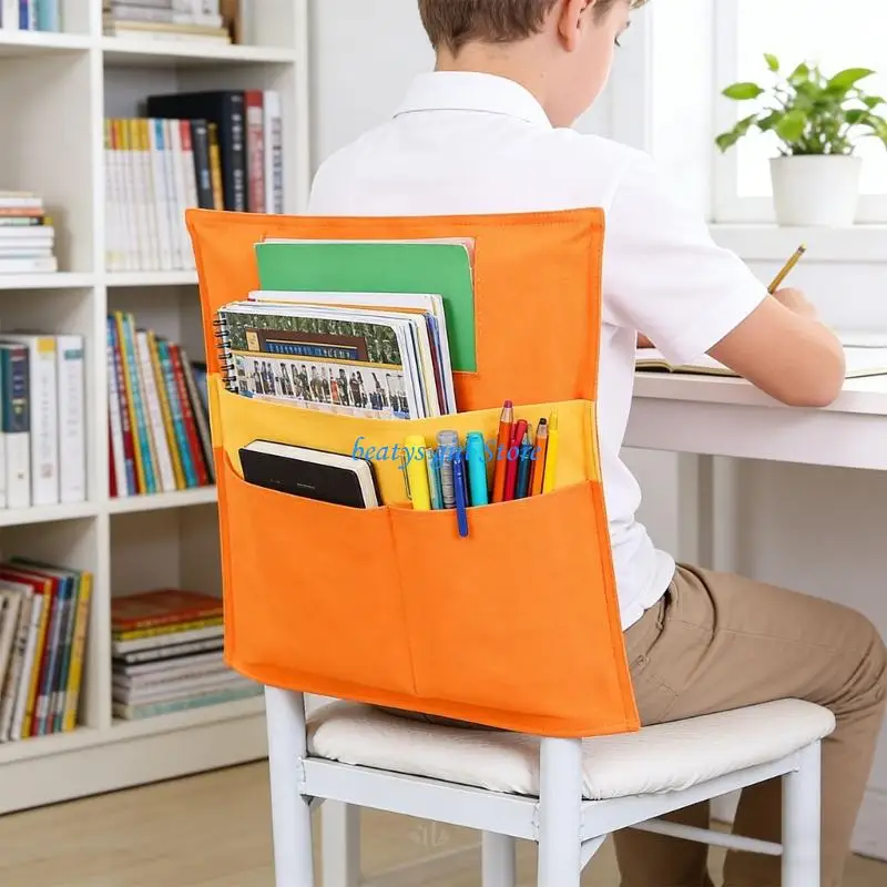 

C7AB Reinforced Fabric Seatback planner For School Classroom And Home Use