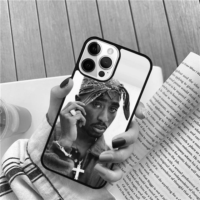 2pac iPhone17 Pro スマホケース ブラック ストリート Tupac 2pac