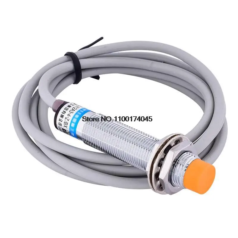 5PCS LJ12A3-4 Serise Inductive Proximity Sensor M12 Switch Direct-Current Detection Distance 2mm PNP NPN DC 6V-36V