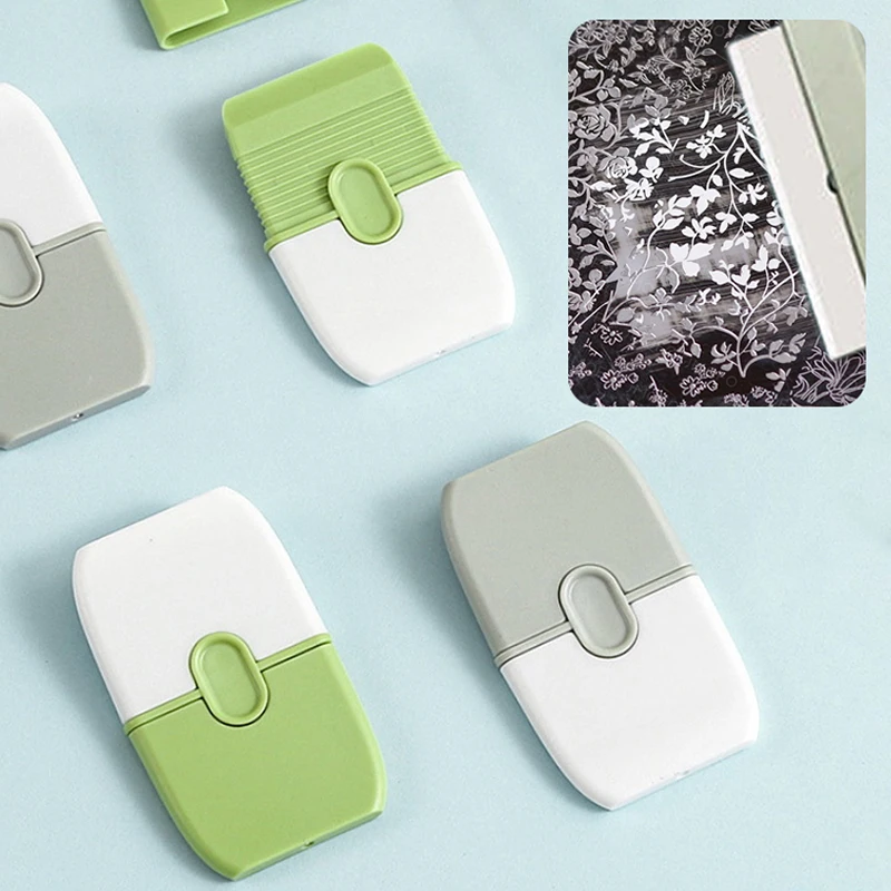 Raspador de estampagem de unhas de cabeça dupla de aço inoxidável profissional ferramenta de manicure sem riscos de nivelamento de gel suave