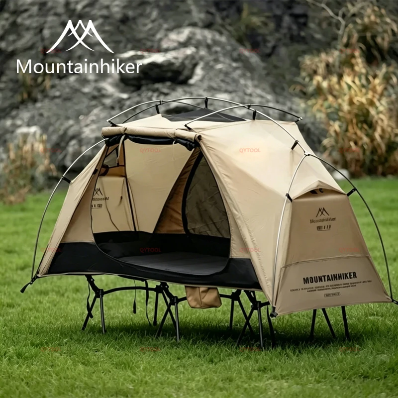 MOUNTAINHIKER Single Person Camp Bed Tent Outdoor Waterproof Rainproof Leisure Camping Shelter Multi-Purpose Hiking Travel Tent