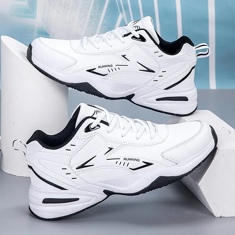 

Chunky Sneaker for Men Thick Sole Versatile 2026 New Trend Mesh Lace Up Breathable Casual Sports Shoes Increased Soft Soles