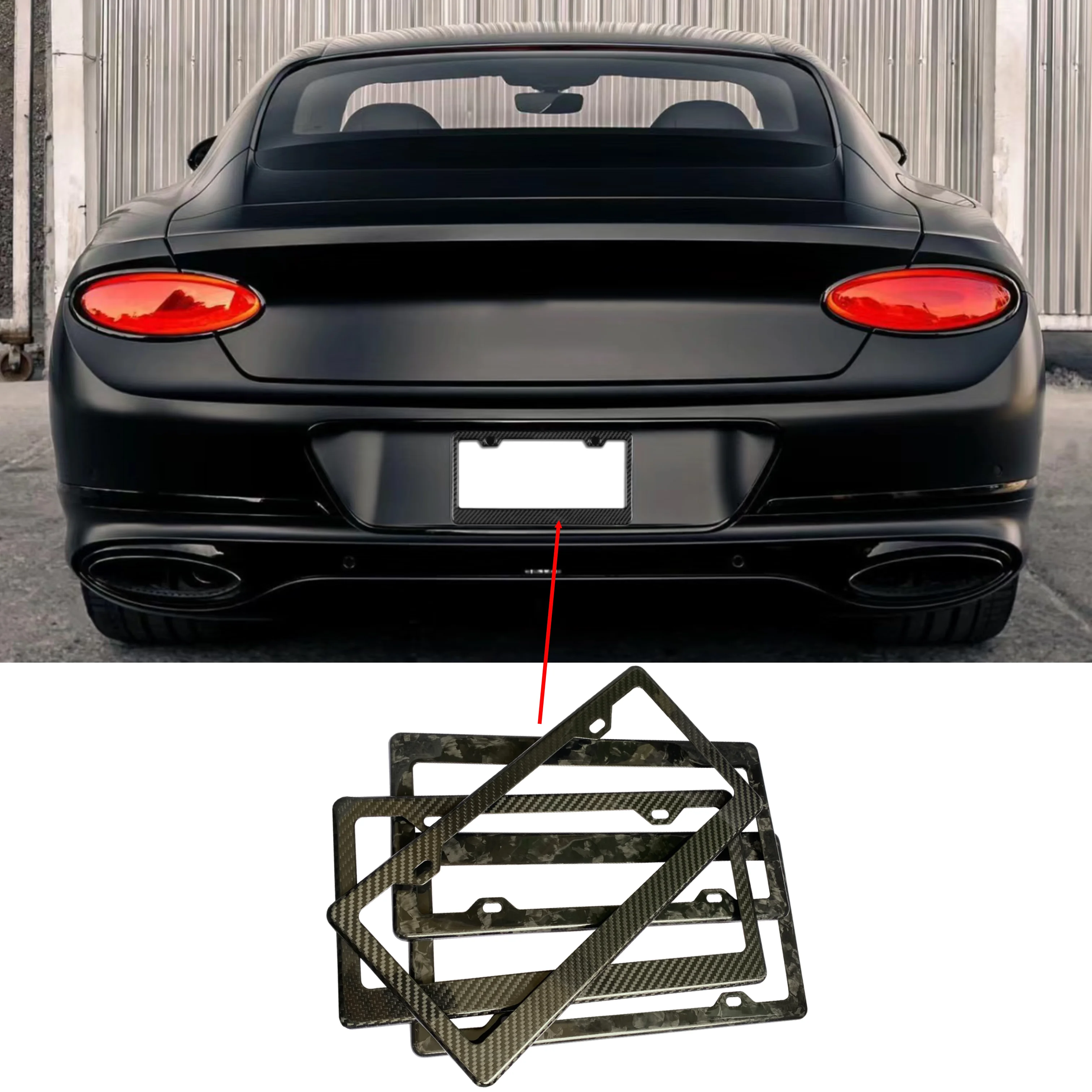 

Carbon fiber American car license plate frame forged carbon fiber license plate frame car license plate frame for Bentley