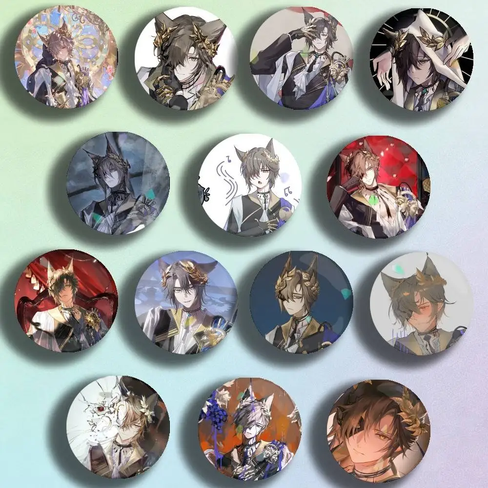 

Game Arknights Phantom Badge Stage Brooches on Backpack Clothes Handmade Round Enamel Pins for Jewelry Gift Bag Accessory