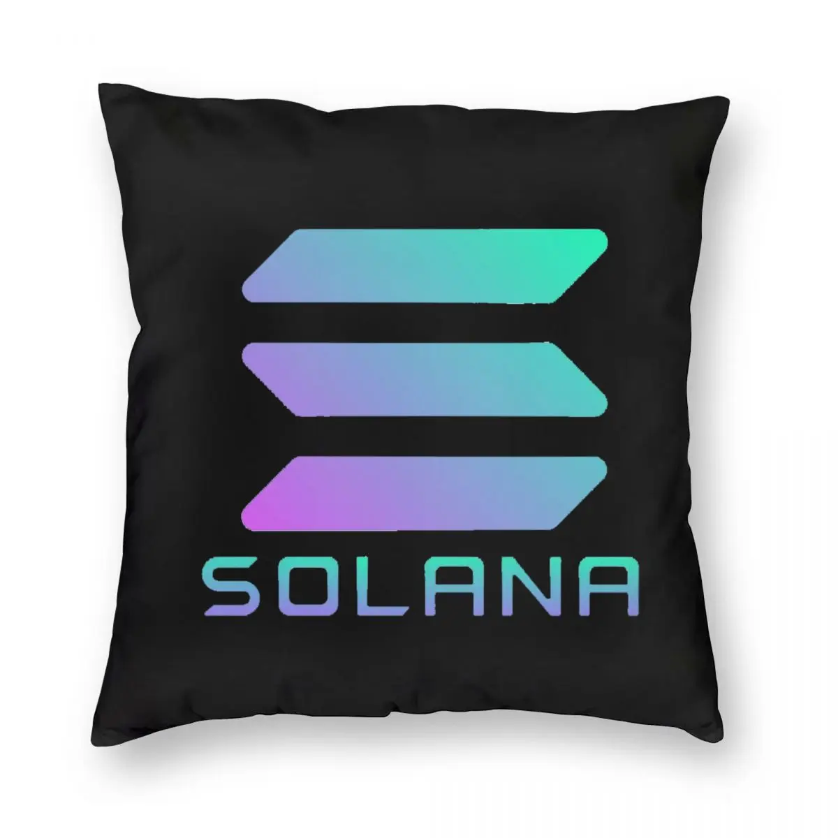 

Solana Cryptocurrency - Solana SOL (15) Square Pillowcase Pillow Cover Cushion Throw Pillow for Home Sofa Living Room
