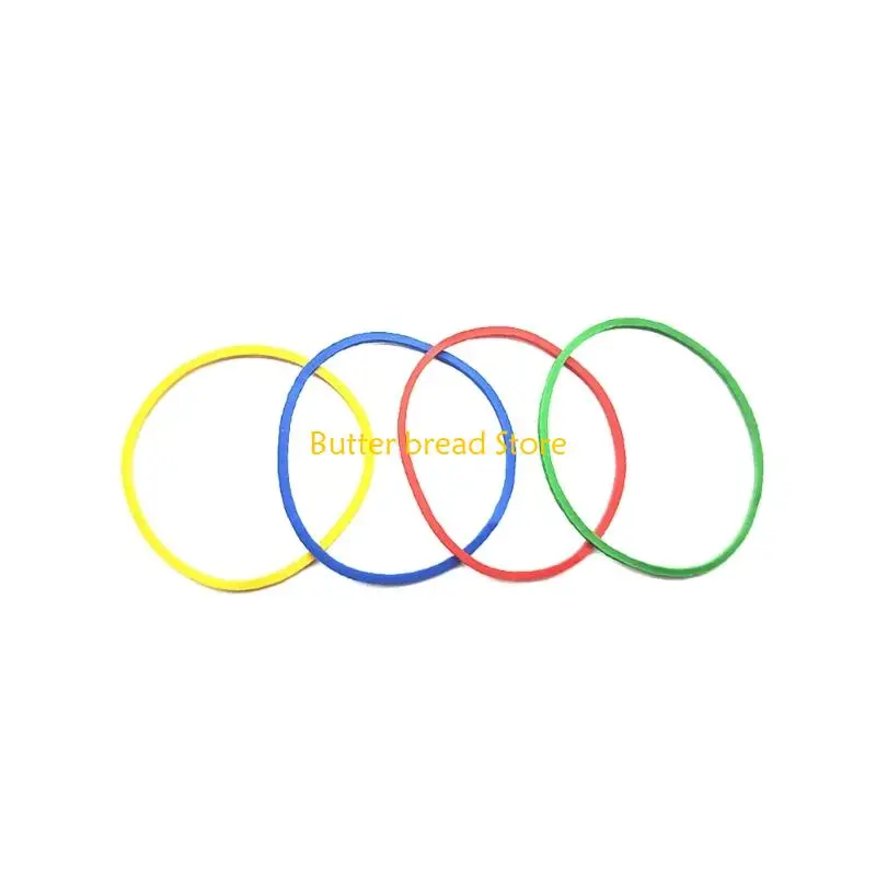 W89C 400 Colorful Rubber Bands 25/38/60mm Mixed Sizes Home Kitchen Office Supplies