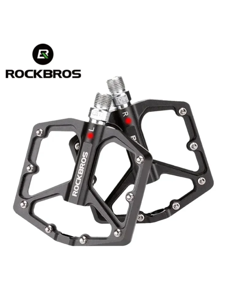 ROCKBROS Lokaler Versand Fahrradpedale aus Aluminiumlegierung Ultraleichte Wasserdichte Fahrradpedale mit Versiegelten Staubdichten Lagern Fahrradzubehör