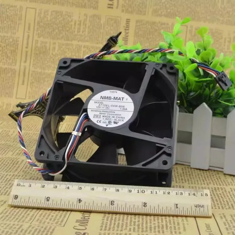 Nuova ventola di raffreddamento per NMB 4715KL-04W-B56 12V 1.30a S7 S9 Ventola di raffreddamento 12038 12cm 120x120x38mm